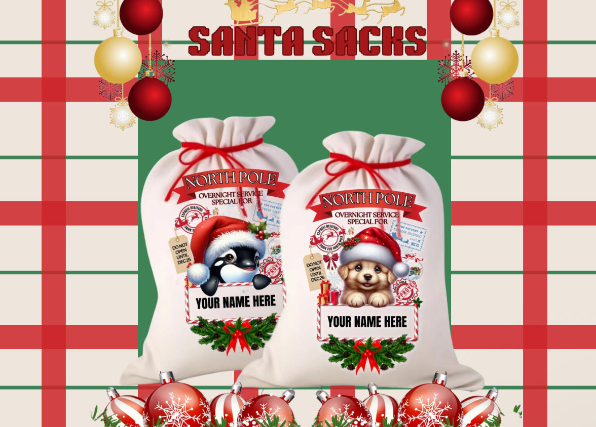 Custom Santa Sacks